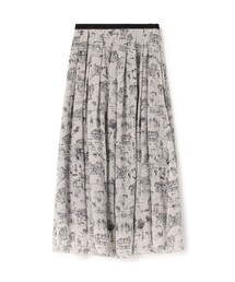 GALERIE VIE | LandScapeシルクストレッチ イージータックスカート(スカート)