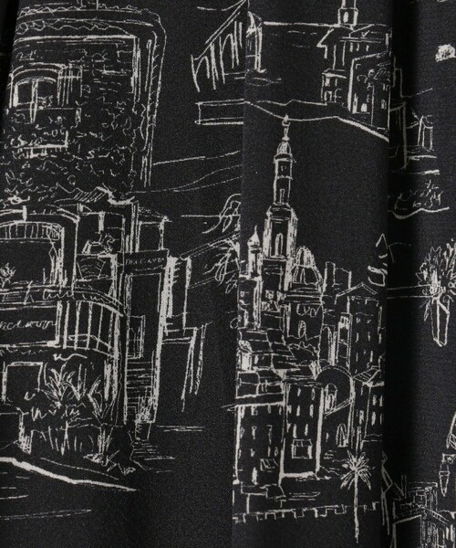 LandScapeシルクストレッチ イージータックスカート（スカート