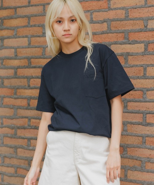 HANES(ヘインズ)の「Hanes/ヘインズ 1P S/S POCKET TEE BEEFY-T 胸ポケットTシャツ ヘビーウェイト 秋 秋服 2026年秋冬(Tシャツ/カットソー・メンズ・ネイビー/ホワイト/ブラック・XL/L/M/S)」の3枚目の写真