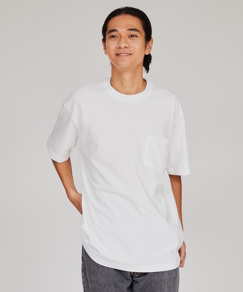 HANES(ヘインズ)の「Hanes/ヘインズ 1P S/S POCKET TEE BEEFY-T 胸ポケットTシャツ ヘビーウェイト 秋 秋服 2026年秋冬(Tシャツ/カットソー・メンズ・ネイビー/ホワイト/ブラック・XL/L/M/S)」の17枚目の写真