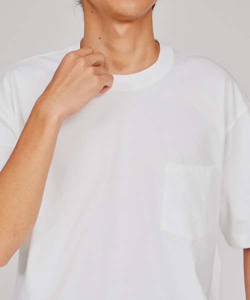 HANES(ヘインズ)の「Hanes/ヘインズ 1P S/S POCKET TEE BEEFY-T 胸ポケットTシャツ ヘビーウェイト 秋 秋服 2026年秋冬(Tシャツ/カットソー・メンズ・ネイビー/ホワイト/ブラック・XL/L/M/S)」の15枚目の写真