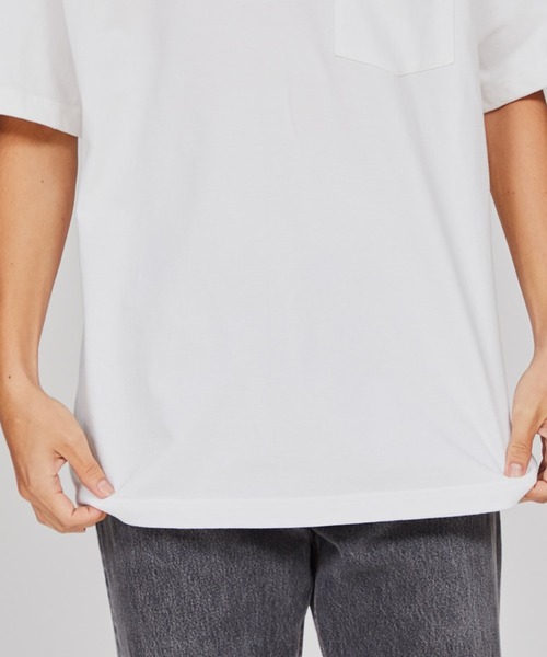 HANES(ヘインズ)の「Hanes/ヘインズ 1P S/S POCKET TEE BEEFY-T 胸ポケットTシャツ ヘビーウェイト 秋 秋服 2026年秋冬(Tシャツ/カットソー・メンズ・ネイビー/ホワイト/ブラック・XL/L/M/S)」の16枚目の写真