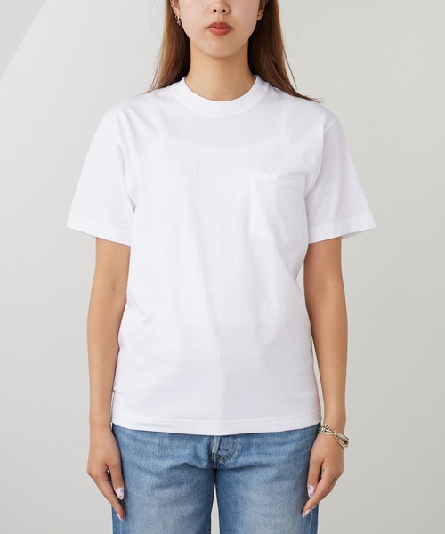 HANES(ヘインズ)の「Hanes/ヘインズ 1P S/S POCKET TEE BEEFY-T 胸ポケットTシャツ ヘビーウェイト 秋 秋服 2026年秋冬(Tシャツ/カットソー・メンズ・ネイビー/ホワイト/ブラック・XL/L/M/S)」の21枚目の写真