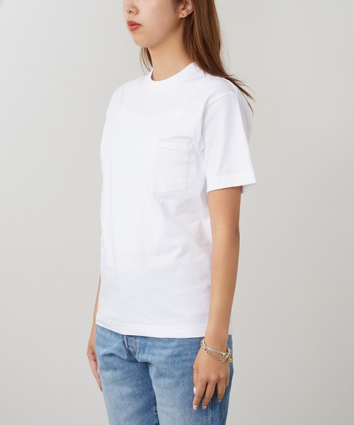 HANES(ヘインズ)の「Hanes/ヘインズ 1P S/S POCKET TEE BEEFY-T 胸ポケットTシャツ ヘビーウェイト 秋 秋服 2026年秋冬(Tシャツ/カットソー・メンズ・ネイビー/ホワイト/ブラック・XL/L/M/S)」の22枚目の写真