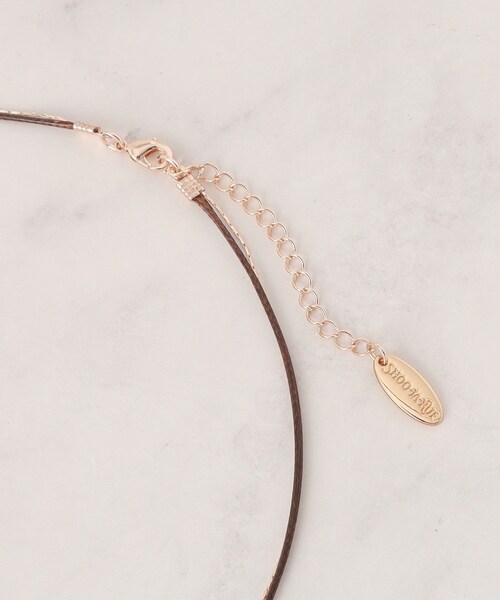 SHOO・LA・RUE（シューラルー）の「オーバル2連コードネックレス（ネックレス・レディース・ピンクゴールド/ゴールド/シルバー・00）」の7枚目の写真