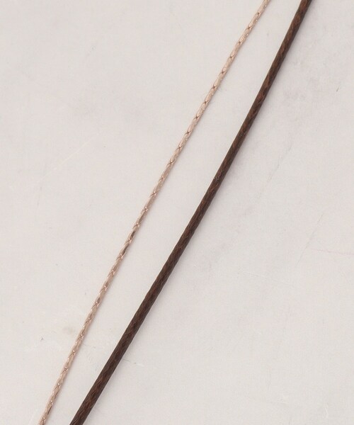 SHOO・LA・RUE（シューラルー）の「オーバル2連コードネックレス（ネックレス・レディース・ピンクゴールド/ゴールド/シルバー・00）」の8枚目の写真