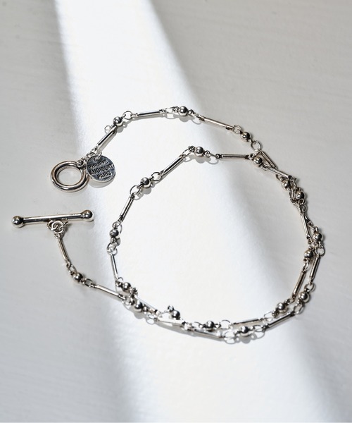 PHILIPPE AUDIBERT（フィリップ オーディベール）の「【PHILIPPE AUDIBERT】Garnet necklace brass silver plated CO6621:AR（ネックレス・レディース・シルバー・FREE）」の4枚目の写真