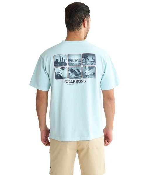 BILLABONG(ビラボン)の「BILLABONG メンズ WINDOW Tシャツ 【2025年夏モデル】/ビラボン半袖バックプリントTシャツ(Tシャツ/カットソー・メンズ・グリーン系その他/イエロー系その他/ブラック・LARGE/MEDIUM/X-LARGE)」の2枚目の写真