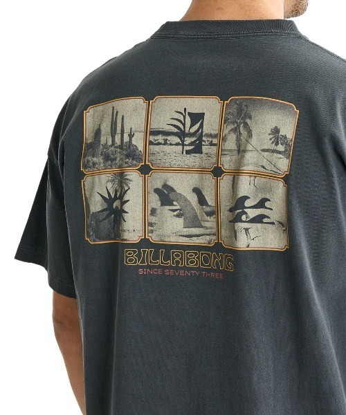 BILLABONG(ビラボン)の「BILLABONG メンズ WINDOW Tシャツ 【2025年夏モデル】/ビラボン半袖バックプリントTシャツ(Tシャツ/カットソー・メンズ・グリーン系その他/イエロー系その他/ブラック・LARGE/MEDIUM/X-LARGE)」の9枚目の写真