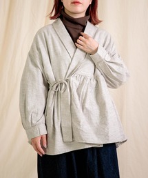 Brocante（ブロカント）の「[Brocante / ブロカント] ヤク混フランネル フロンセジャケット（ノーカラージャケット）」