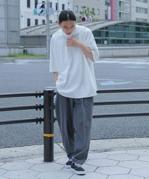 MDR（エムディアール）の「『フラワー刺繍オーバーサイズTシャツ』（Tシャツ/カットソー・メンズ・オフホワイト/ブラック・L/M）」の7枚目の写真