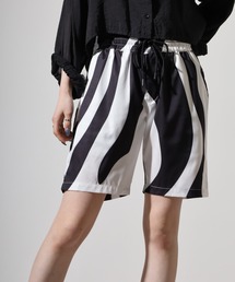 EVOLUTION（エボリューション）の「Zebra Leopard Print Shorts / ゼブラ レオパード柄ショートパンツ unisex（その他パンツ）」