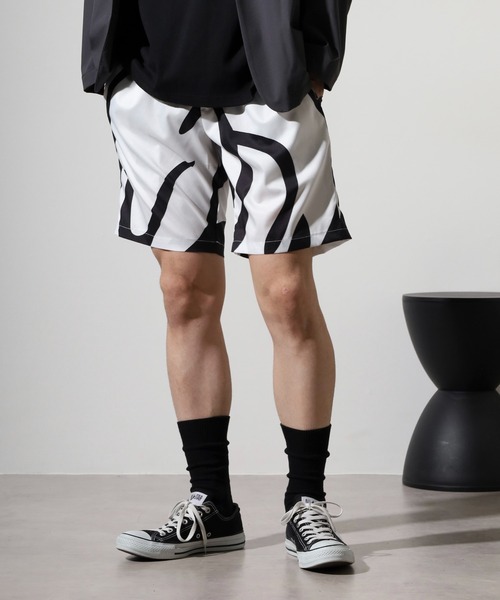 EVOLUTION(エボリューション)の「Zebra Leopard Print Shorts / ゼブラ レオパード柄ショートパンツ unisex(その他パンツ・メンズ・ミント/ホワイト/ブラック系1/ブラック/ホワイト系1/ベージュ系1・M/L)」の19枚目の写真
