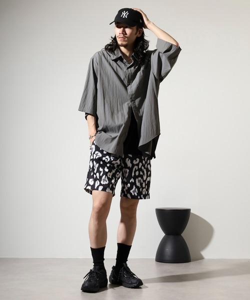PLEASURES 柄ショートパンツ Zebra Leopard Print Shorts / ゼブラ レオパード柄ショート