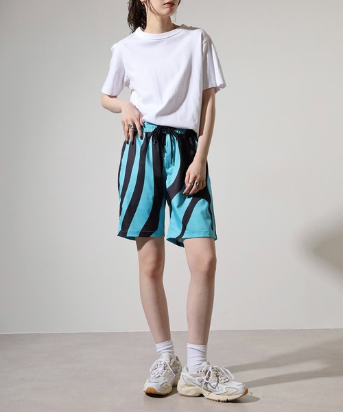 Zebra Leopard Print Shorts / ゼブラ レオパード柄ショート