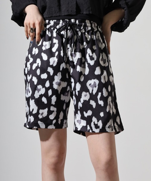 EVOLUTION(エボリューション)の「Zebra Leopard Print Shorts / ゼブラ レオパード柄ショートパンツ unisex(その他パンツ・メンズ・ミント/ホワイト/ブラック系1/ブラック/ホワイト系1/ベージュ系1・M/L)」の13枚目の写真