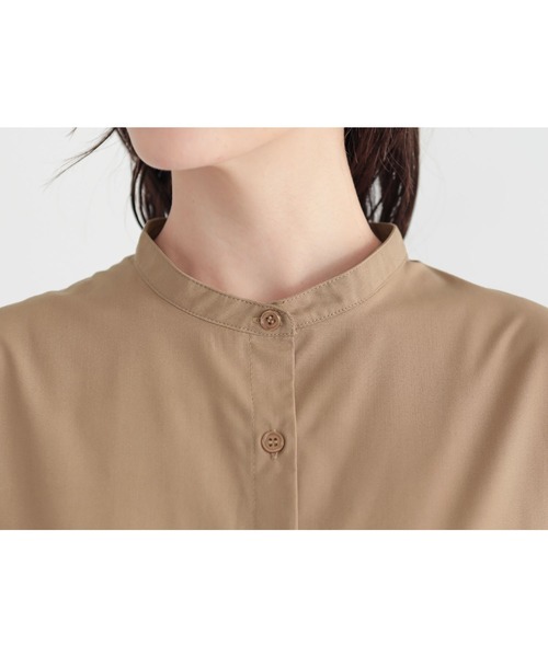 n'OrLABEL（ノアールレーベル）の「『サイドフレアブラウス』（シャツ/ブラウス・レディース・ネイビー/ベージュ/オフホワイト/ブラック・2/1）」の16枚目の写真