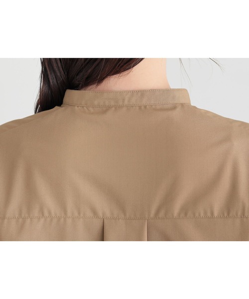 n'OrLABEL（ノアールレーベル）の「『サイドフレアブラウス』（シャツ/ブラウス・レディース・ネイビー/ベージュ/オフホワイト/ブラック・2/1）」の17枚目の写真