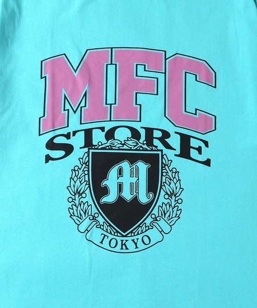 MFC STORE(エムエフシーストア)の「MFC STORE COLLEGE LOGO S/S TEE(Tシャツ/カットソー・メンズ・ターコイズブルー系/ブラック/ホワイト・S/M/L/XL/XS/XXL)」の9枚目の写真