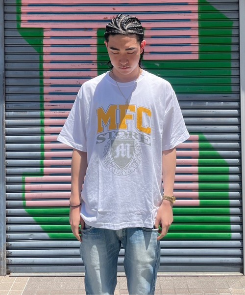 MFC STORE(エムエフシーストア)の「MFC STORE COLLEGE LOGO S/S TEE(Tシャツ/カットソー・メンズ・ターコイズブルー系/ブラック/ホワイト・S/M/L/XL/XS/XXL)」の21枚目の写真