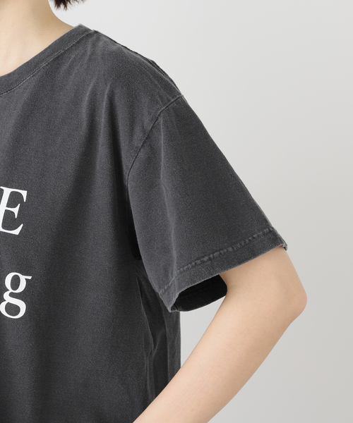 journal standard L'essage（ジャーナルスタンダードレサージュ）の「《追加2》【MAINE】ピグメントTシャツ（Tシャツ/カットソー・レディース・ブラウン/ブラック/ピンク/ホワイト・FREE）」の21枚目の写真