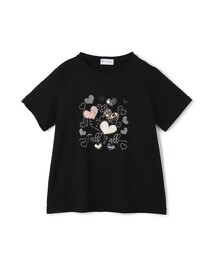 【LOULOU WILLOUGHBY】スパンコールＴシャツ　ブラック セール】【LOULOU WILLOUGHBY】スパンコールTシャツ（Tシャツ
