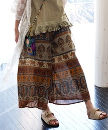 チャイハネ | 【チャイハネ】エスニックプリント ナリアワイドパンツ(その他パンツ)