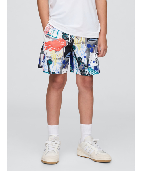 GAP（ギャップ）の「Gapfit 6インチ リサイクル メッシュ イージーショートパンツ（その他パンツ・キッズ・ブラック系その他/マルチ・160cm/120cm/150cm/140cm/130cm/110cm）」の2枚目の写真