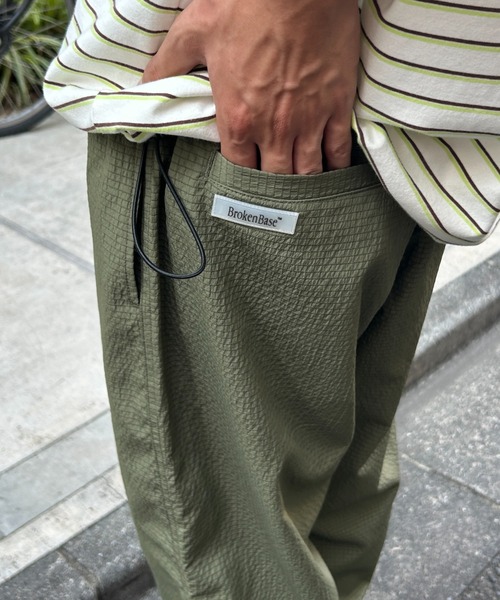 BROKENBASE ボードラインチェックパンツ ボーダーラインチェックパンツ（その他パンツ）｜BROKEN BASE