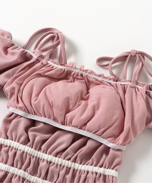 algy(アルジー)の「カップ付きデザイントップス(Tシャツ/カットソー・キッズ・グレー/ピンク/アイボリー・XX-SMALL/X-SMALL/MEDIUM/SMALL)」の9枚目の写真