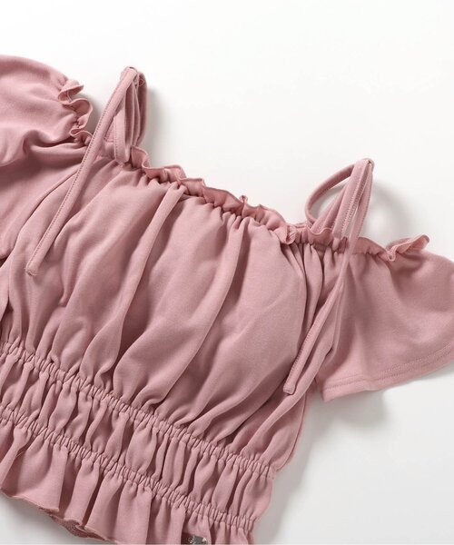 algy(アルジー)の「カップ付きデザイントップス(Tシャツ/カットソー・キッズ・グレー/ピンク/アイボリー・XX-SMALL/X-SMALL/MEDIUM/SMALL)」の15枚目の写真