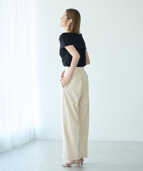 YECCA VECCA（イェッカヴェッカ）の「オフショルニット（ニット/セーター・レディース・ベージュ/ブラック/ブルー・FREE）」の21枚目の写真