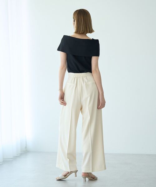 YECCA VECCA（イェッカヴェッカ）の「オフショルニット（ニット/セーター・レディース・ベージュ/ブラック/ブルー・FREE）」の22枚目の写真