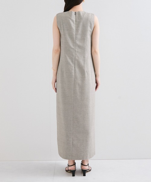 le cercle ADAM ET ROPE'(ルセルクルアダムエロペ)の「サマーツィードVカットワンピース(ワンピース・レディース・ベージュ系その他/ブラック系その他3・FREE)」の13枚目の写真