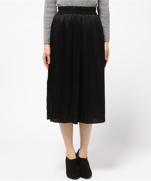 Kastane(カスタネ)の「プリーツSK(EC)(スカート・レディース・ライトグレー/ブラック/オレンジ/レッド・FREE)」の8枚目の写真