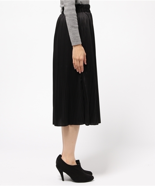 Kastane(カスタネ)の「プリーツSK(EC)(スカート・レディース・ライトグレー/ブラック/オレンジ/レッド・FREE)」の9枚目の写真