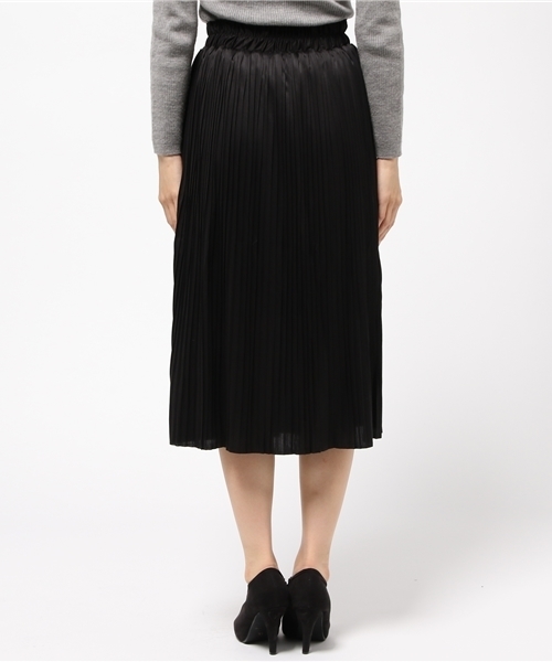 Kastane(カスタネ)の「プリーツSK(EC)(スカート・レディース・ライトグレー/ブラック/オレンジ/レッド・FREE)」の10枚目の写真