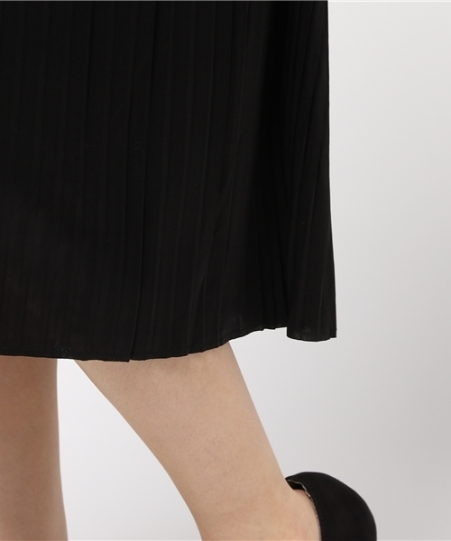 Kastane(カスタネ)の「プリーツSK(EC)(スカート・レディース・ライトグレー/ブラック/オレンジ/レッド・FREE)」の5枚目の写真