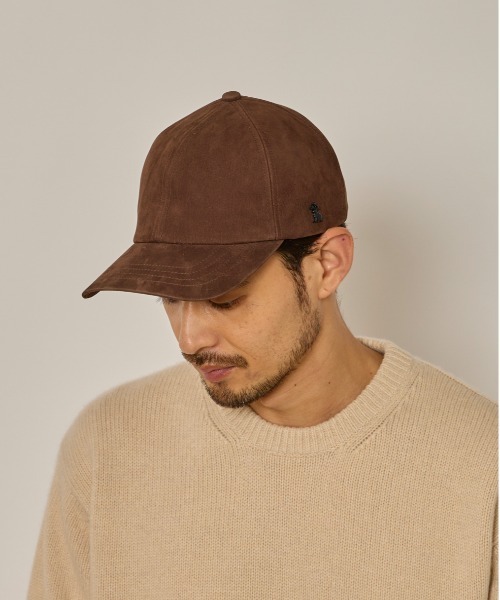 arth(アース)の「arth Nubuck Leather Cap / アース(キャップ・メンズ・ブラック/ブラウン・57~59cm)」の12枚目の写真