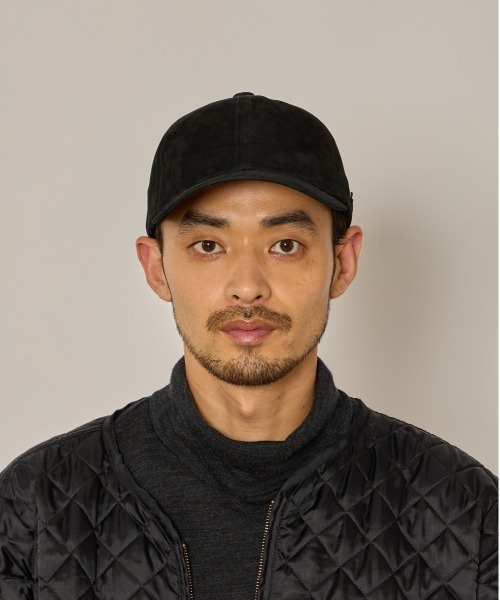 arth(アース)の「arth Nubuck Leather Cap / アース(キャップ・メンズ・ブラック/ブラウン・57~59cm)」の3枚目の写真