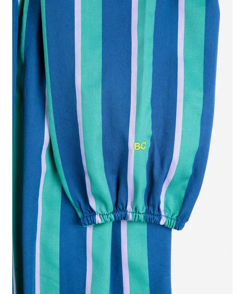 BOBO CHOSES(ボボショーズ)の「Striped woven dress(ワンピース・キッズ・ブルー・2-3YEAR/4-5YEAR/6-7YEAR/8-9y/10-11y/12-13y)」の7枚目の写真
