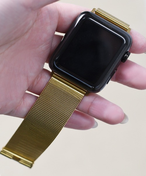 Fun & Daily（ファンアンドデイリー）の「Apple watch Band / ステンレススチール / Stainless（デジタル腕時計・メンズ・ゴールド/ピンクゴールド/シルバー/ブラック・A/B）」の9枚目の写真