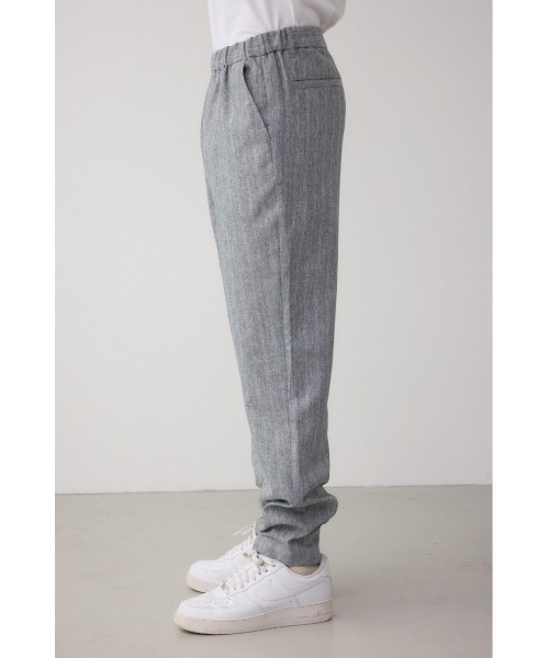 AZUL by moussy(アズールバイマウジー)の「C/Tストライプリラックスパンツ(スラックス・メンズ・ライトベージュ/ライトブラック・MEDIUM/LARGE)」の10枚目の写真