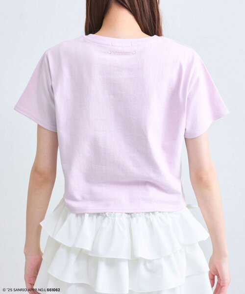 sanrio(サンリオ)の「メロクロキラキラTシャツ(Tシャツ/カットソー・レディース・オフホワイト/ラベンダー/ピンク・FREE)」の15枚目の写真