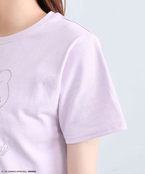 sanrio(サンリオ)の「メロクロキラキラTシャツ(Tシャツ/カットソー・レディース・オフホワイト/ラベンダー/ピンク・FREE)」の19枚目の写真