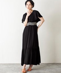 MILLION CARATS | ふんわり揺れて涼しげに。風をまとうラッフル×スモッキングで魅せる、夏の涼感フェミニンワンピース(ワンピース)