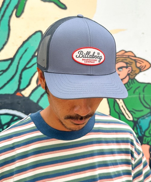 BILLABONG(ビラボン)の「BILLABONG メンズ 24A551506-WALLED TRU キャップ 【2025年秋冬モデル】/ビラボンオーバルロゴワッペンキャップ(帽子)(キャップ・メンズ・パープル系その他・FREE)」の1枚目の写真