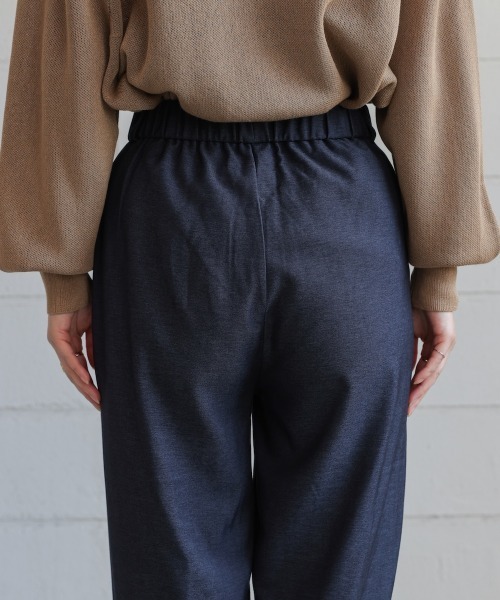 Bou Jeloud(ブージュルード)の「タックデニム調パンツ(その他パンツ・レディース・チャコールグレー/インディゴブルー・FREE)」の19枚目の写真