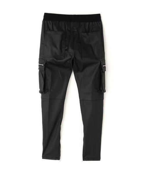 DANKE SCHON(ダンケシェーン)の「DankeSchon/ダンケシェーン/COATING FLAPCARGO(カーゴパンツ・レディース・ブラック・L/XL/S/M)」の2枚目の写真