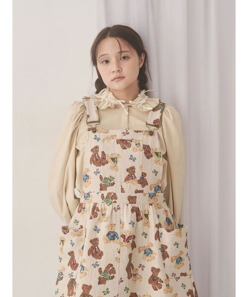 bear and bearジャガードジャンスカ（ジャンパースカート）｜merry